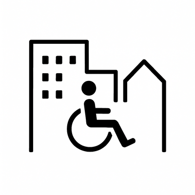 Comacchio accessible map