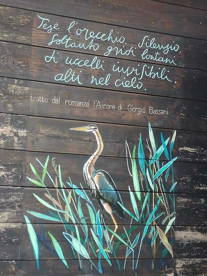 Oasi Garzaia, Via per Ferrara