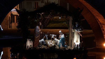 Comacchio: un presepe d'acqua